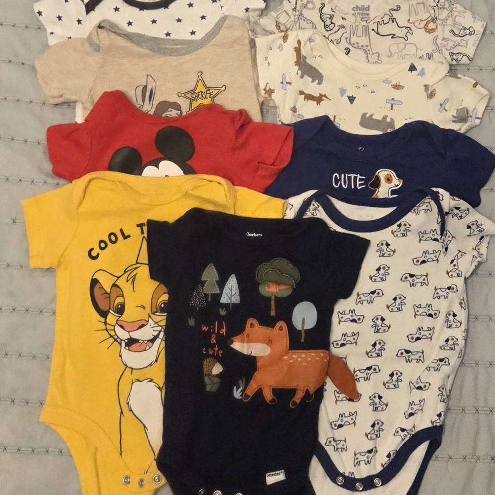 Disney Baby Simba Yellow Onesie